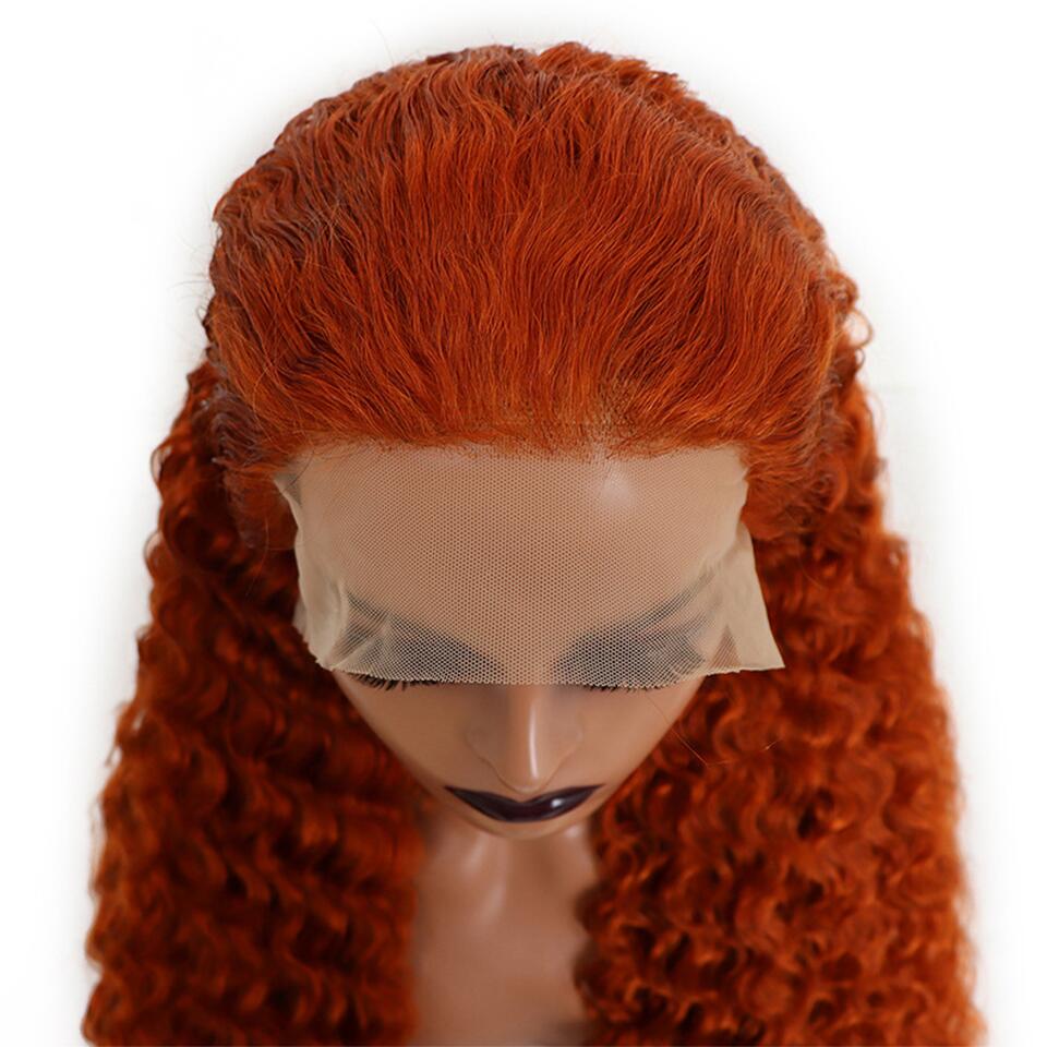Human Hair 13x4 Lace Front Ginger 350 Wig