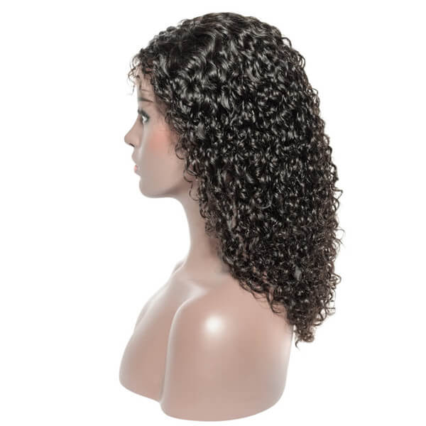 4x4 lace closure deep curly bob wig made with 100% human hair – natural short curly hairstyle