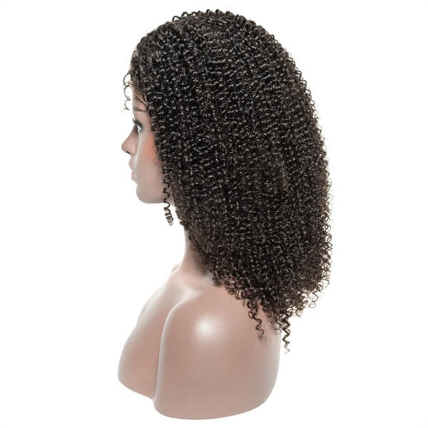 4x4 lace closure deep curly bob wig made with 100% human hair – natural short curly hairstyle