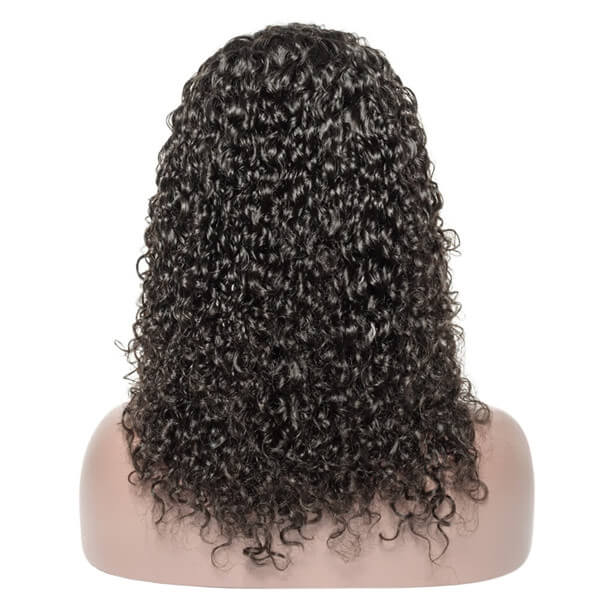 4x4 lace closure deep curly bob wig made with 100% human hair – natural short curly hairstyle