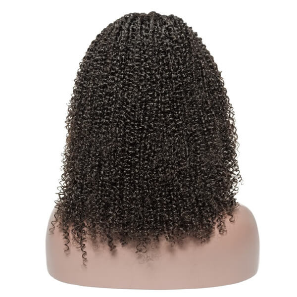 4x4 lace closure deep curly bob wig made with 100% human hair – natural short curly hairstyle