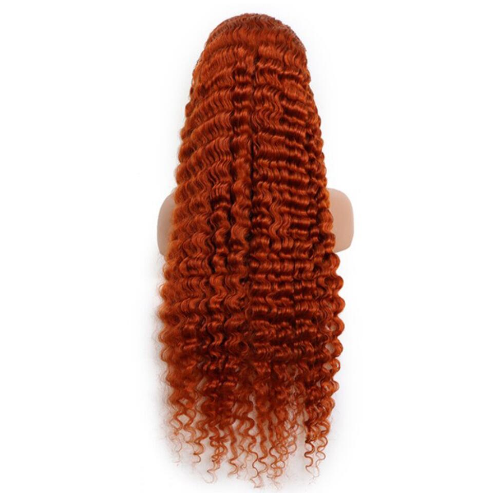 Human Hair 13x4 Lace Front Ginger 350 Wig